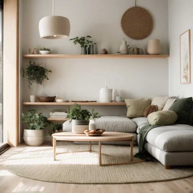 Family enjoying a calm living room